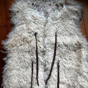 Vintage Mongolian Lamb Fur Vest